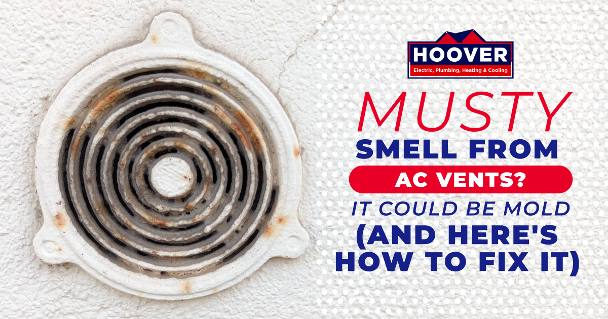 Musty Smell from AC Vents? It Could Be Mold (And Here
